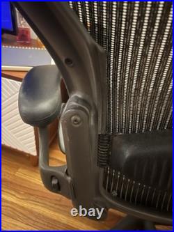 Herman Miller Aeron Office Chair Black, Size B Disassembled