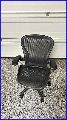 Herman Miller Aeron Office Chair Black Size C (Fully Loaded Version)