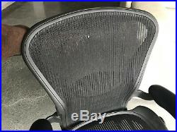 Herman Miller Aeron Office Chair Black base, arms and mesh back