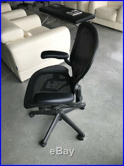 Herman Miller Aeron Office Chair Black base, arms and mesh back