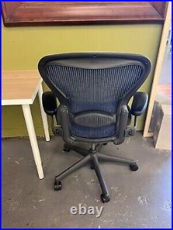 Herman Miller Aeron Office Chair Blue/Black LOCAL PICKUP ATX