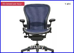 Herman Miller Aeron Office Chair Blue Size B