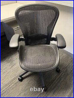 Herman Miller Aeron Office Chair Charcoal Fully Adjustable