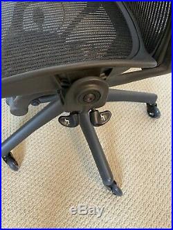 Herman Miller Aeron Office Chair Fully Adjustable Black, Size C