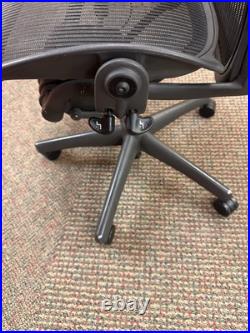 Herman Miller Aeron Office Chair Fully Loaded Lumber Fit Black Size B