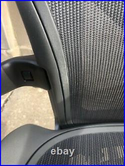 Herman Miller Aeron Office Chair Fully Loaded Model B Medium Size Carbon Color