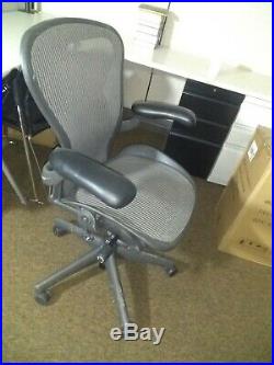 Herman Miller Aeron Office Chair Graphite, Size B, 8 Available