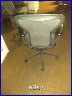 Herman Miller Aeron Office Chair Graphite, Size B, 8 Available