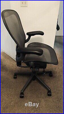 Herman Miller Aeron Office Chair Graphite, Size C (LARGE)