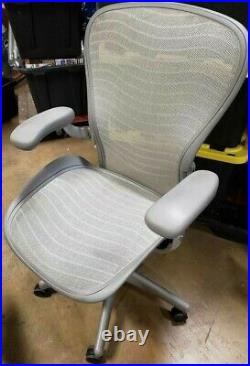 Herman Miller Aeron Office Chair Silver Size C