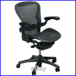 Herman Miller Aeron Office Chair Size B Black Fully Adjustable 50 Pack