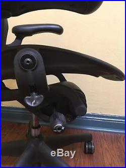 Herman Miller Aeron Office Chair, Size B, Black, Good Condition, Used