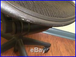 Herman Miller Aeron Office Chair, Size B, Black, Good Condition, Used