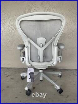 Herman Miller Aeron Office Chair Size B Fully Loaded Mineral NWT -14 Available
