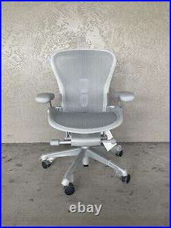 Herman Miller Aeron Office Chair Size B Fully Loaded Mineral NWT -18 Available