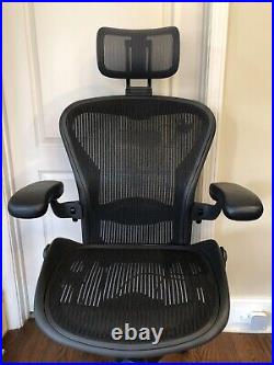 Herman Miller Aeron Office Chair Size B Fully Loaded Version with Headrest