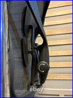 Herman Miller Aeron Office Chair Size B Graphite & Polished Aluminum