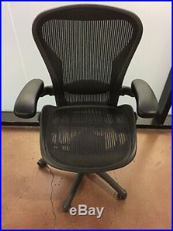 Herman Miller Aeron Office Chair Size B Medium Fully Adjustable & Lumbar Support