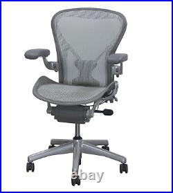 Herman Miller Aeron Office Chair Size B PostureFit Fully Adjustable Pellicle