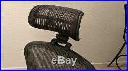 Herman Miller Aeron Office Chair Size B PostureFit Headrest Fully Loaded