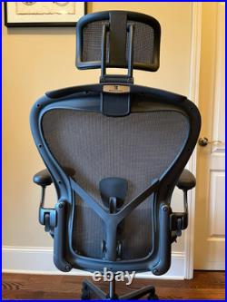 Herman Miller Aeron Office Chair Size B Remastered Version with Headrest