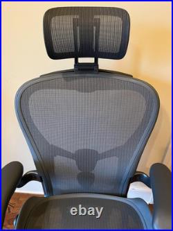 Herman Miller Aeron Office Chair Size B Remastered Version with Headrest