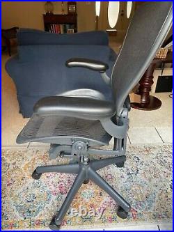 Herman Miller Aeron Office Chair, Size C- Fully Adjustable-Black