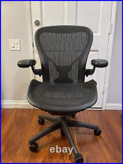 Herman Miller Aeron Office Chair Size C Fully Loaded Version With Posturefit