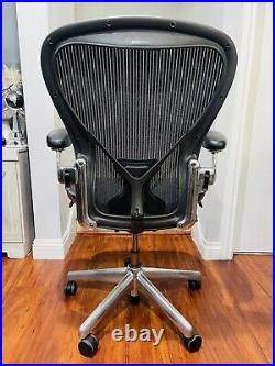 Herman Miller Aeron Office Chair Size C Fully Loaded With Posturefit Support