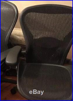 Herman Miller Aeron Office Chair With Lumbar Pad