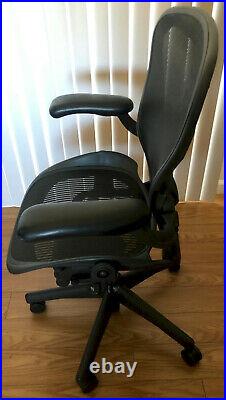 Herman Miller Aeron Office Chair (size B or C) Black Good Condition