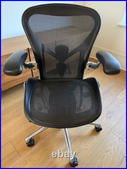 Herman Miller Aeron POLISHED Aluminum Frame Size B