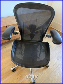 Herman Miller Aeron POLISHED Aluminum Frame Size B