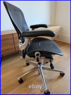 Herman Miller Aeron POLISHED Aluminum Frame Size B