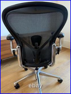 Herman Miller Aeron POLISHED Aluminum Frame Size B