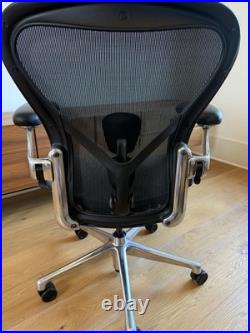 Herman Miller Aeron POLISHED Aluminum Frame Size B