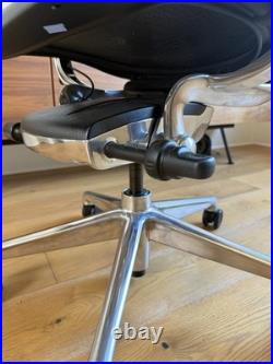 Herman Miller Aeron POLISHED Aluminum Frame Size B