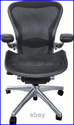 Herman Miller Aeron Polished Aluminum (RARE) Size B Fully Adjustable