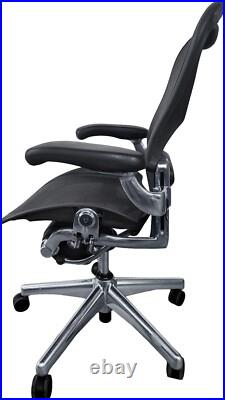 Herman Miller Aeron Polished Aluminum (RARE) Size B Fully Adjustable