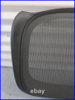Herman Miller Aeron REMASTERED Size A Seat Pan Replacement Used Graphite Herman Miller Aeron REMASTERED Size A Seat Pan Replacement Used Graphite