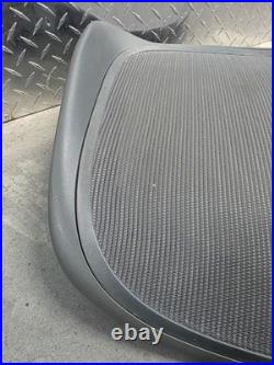 Herman Miller Aeron REMASTERED Size B Seat Pan Replacement Used CARBON COLOR
