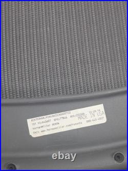 Herman Miller Aeron REMASTERED Size B Seat Pan Replacement Used CARBON COLOR
