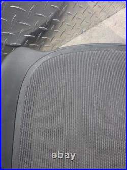 Herman Miller Aeron REMASTERED Size B Seat Pan Replacement Used CARBON COLOR