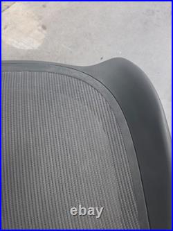 Herman Miller Aeron REMASTERED Size B Seat Pan Replacement Used CARBON COLOR