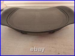 Herman Miller Aeron REMASTERED Size C Seat Pan For Parts Graphite Herman Miller Aeron REMASTERED Size C Seat Pan For Parts Graphite