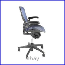 Herman Miller Aeron Rare Dark Blue Size B Fully Loaded Lumbar Support