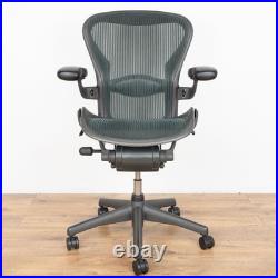 Herman Miller Aeron Rare Emerald Size B Fully Loaded Lumbar Support