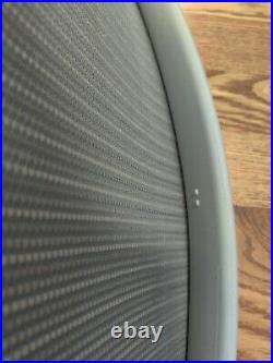 Herman Miller Aeron Remastered Back Lumbar Support Size B Mineral 2 Dots Grey =D