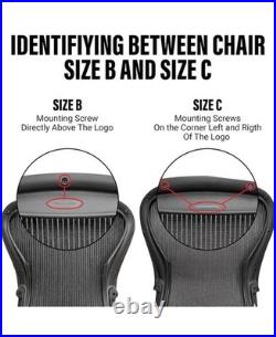 Herman Miller Aeron Remastered Chair Back-Mineral Size B Replacement-Brand New
