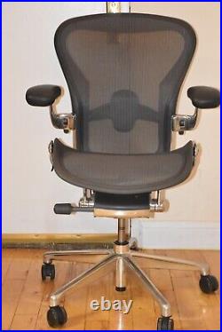 Herman Miller Aeron Remastered Chair Fully Loaded with Posturefit SL (Size B)